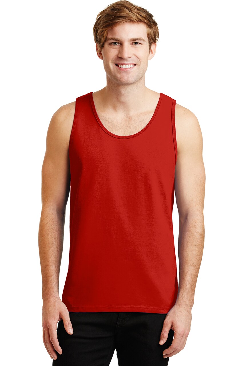 Gildan Ultra Cotton Scoop Neck Tank Top 2200 – Sleeveless Basic Tee for Summer Wear